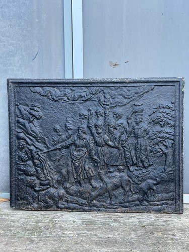 Antica piastra camino in - antica,