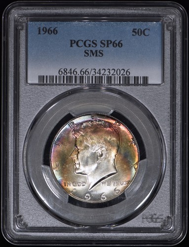 1966 sms kennedy mezzo dollaro - 1966,
