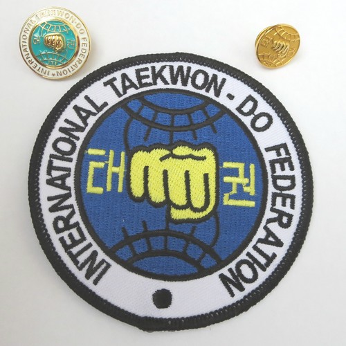 Itf taekwondo patch o - taekwondo,