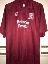 SALERNITANA ABM OLD LEGEND SHIRT MAGLIA VINTAGE STORICA NUOVA L AMATO GRANATA.