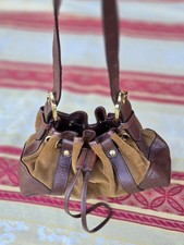 Borsa Burberry Pelle Marrone Camoscio