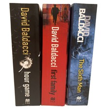 Lotto 3 Libri David Baldacci in Inglese Thriller Gialli King & Maxwell Series