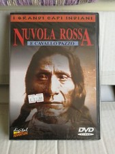 NUVOLA ROSSA E CAVALLO PAZZO DVD RARO EDIZIONE I GRANDI CAPI INDIANI AMERICA