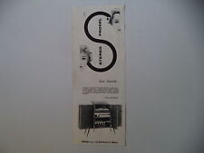 advertising Pubblicità 1960 STEREO PRODEL GRAN CONCERTO