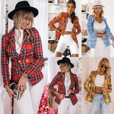 Blazer donna check - , casual