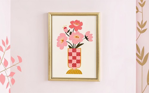 Vaso scacchiera astratto - vaso,