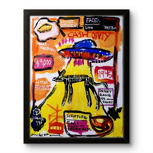 Quadro tela aleph - original, art