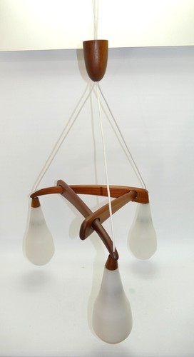 Plafoniera legno teak - di,