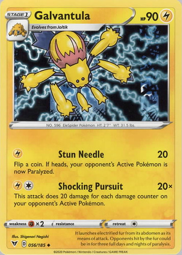 Pokémon galvantula 056 - pokémon,