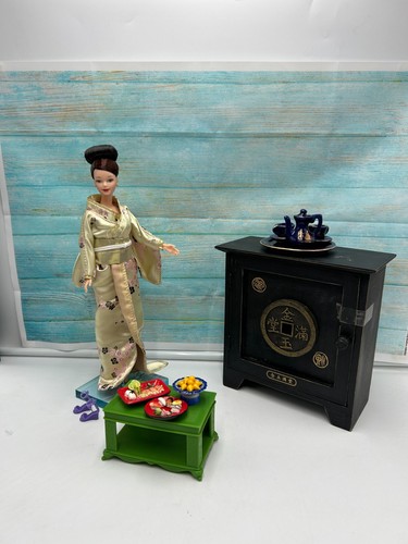 Barbie chinoise son décors - chinoise, et