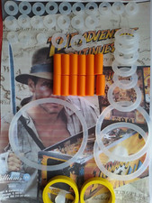 FLIPPER WILLIAMS -INDIANA JONES-KIT ELASTIQUE SILLICONE TRANSPARENT-pinball kit