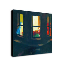 Night Window Wall Art di Edward Hopper - Quadro su tela con cornice Wall Art Print