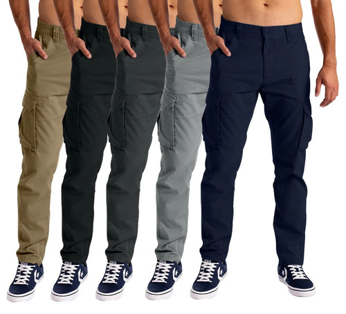 Pantalone cargo uomo tasche - uomo, 6