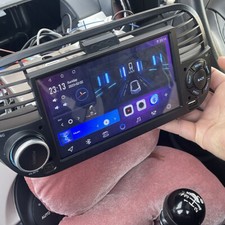 7" Per FIAT 500 2007-2015 Android 13 Per Apple Carplay Autoradio GPS Navi Stereo