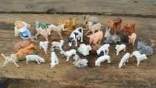 Lotto 27 Piccoli Vari ANIMALI MISTI della Fattoria in Plastica SET Per Presepe