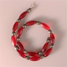 12943 Collana Con Antico Glass