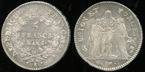 Directoire francs union - francs, et