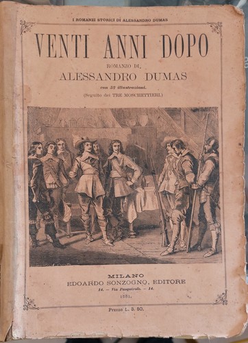 Dumas alessandro venti anni - dumas,