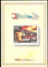 1999 ITALIA FOLDER VIGILI DEL FUOCO