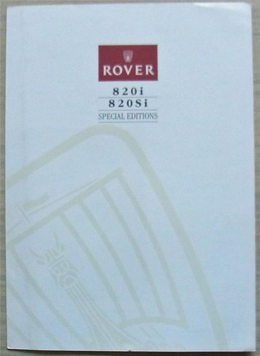 Rover 820i 820si - rover,