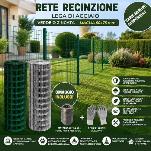 Rete recinzione metallica - rete,