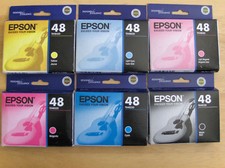 05-2014 Set 6 Genuine Epson 48