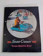 MOTOSLITTA OMC SNOW CRUISER SNOWMOBILE TORQUE SENSITIVE 1966