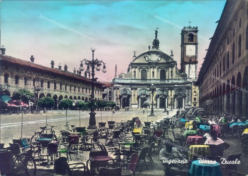 M34 cartolina vigevano piazza - m34,