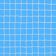 Reti Hockey prato in nylon alta tenacità, lavorazione senza nodo, bianco. Ø 3,5