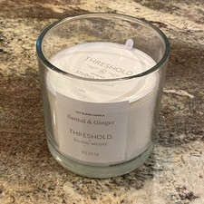 Candela in vetro trasparente -