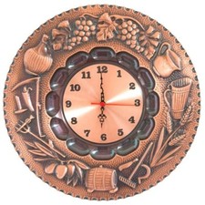 Orologio da parete in rame