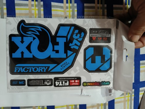 Adesivo fox factory - adesivo, e-bike