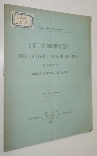 Diego sant ambrogio altare - diego, sant'ambrogio