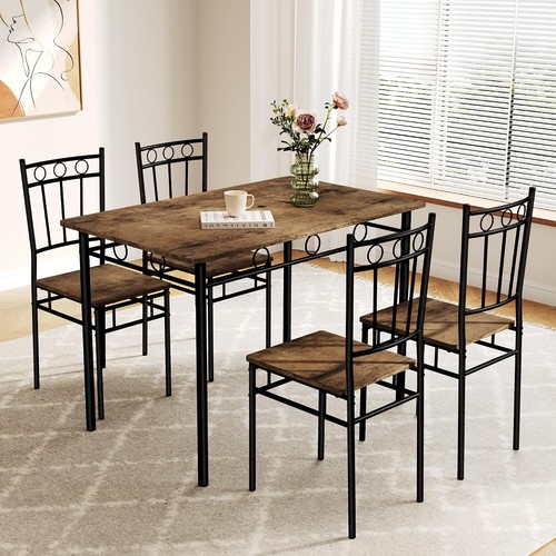 Set tavolo pranzo 5 pezzi - set,