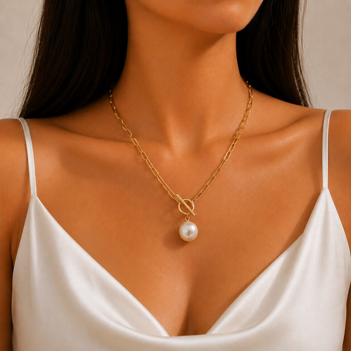 Collana catena pendente - , zara