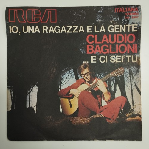 45rpm claudio baglioni - claudio, una