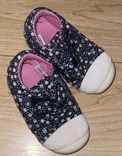 Scarpe da bambina in tela blu