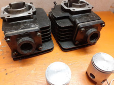 Gruppo Termico Coppia cilindri Pistoni Yahama Rd Italjet Buccaneer As3 125