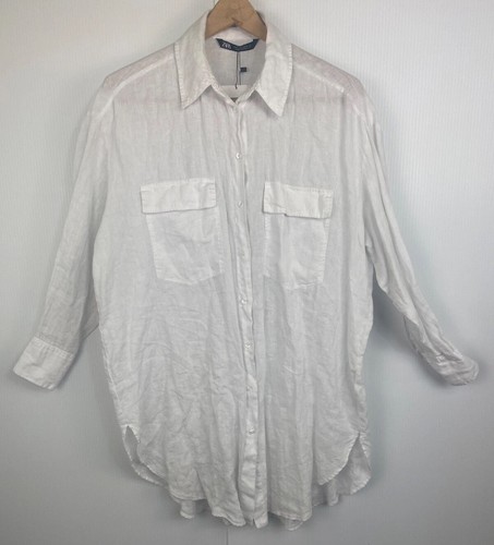Camicia zara 100 lino uomo - zara, 100%