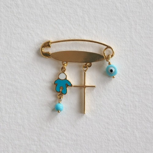 Spilla croce bambino - , oro