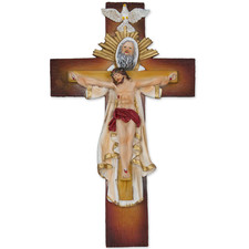 Crocifisso da parete in resina