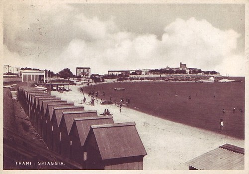 Trani spiaggia 1941 - trani-la, spiaggia-1941