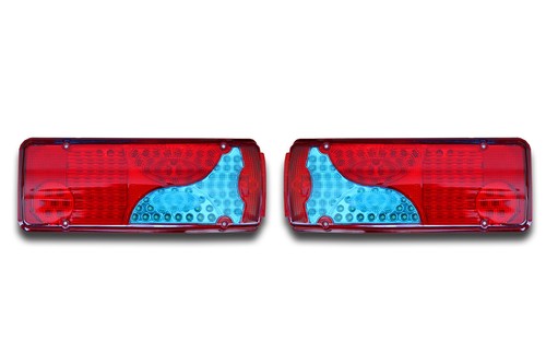 Fari posteriori 12v led blu - posteriori,