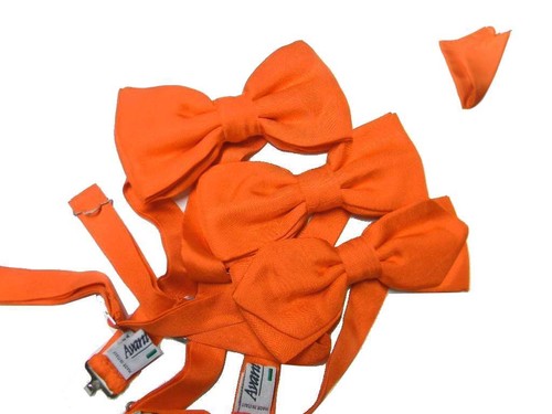Papillon uomo arancione - , di