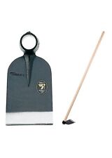 Zappa in Acciaio con Manico in Legno Occhio Tondo Zappetta Manicata per Orto