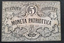 5 LIRE CORRENTI MONETA