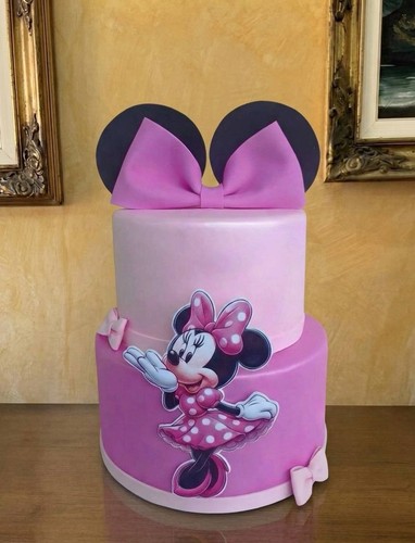 Torta scenografica minnie - torta,