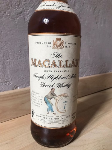 Macallan scotch whisky - 7,