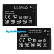 BATTERIA 1000Mah LGIP-430N PER LG T310 GW300 GW330 T300 PILA RICAMBIO LITIO