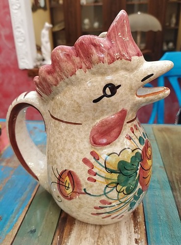 Gallo brocca ceramica - brocca, in